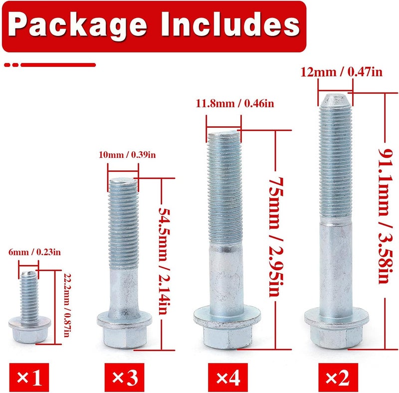 RJSPHH K Series Transmission Bolt Kit for Honda K20 K24 Acura K Series - Image 3