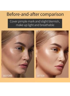 Concealer Soft Light Matte Foundation Liquid Foundation Makeup Base with Cushion Applicator Natural Lightweight Soft Silky Smooth Creamy Concealer Normal to Oily Skin Instant Age Rewind Eraser 02 - pzsku/ZE9811B52B614A03807B5Z/45/_/1699947831/21d18602-e218-4517-a866-658604525afa