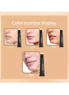 Concealer Soft Light Matte Foundation Liquid Foundation Makeup Base with Cushion Applicator Natural Lightweight Soft Silky Smooth Creamy Concealer Normal to Oily Skin Instant Age Rewind Eraser 02 - pzsku/ZE9811B52B614A03807B5Z/45/_/1699947832/30239582-b985-4ad5-84cc-4b60fee9d8e0