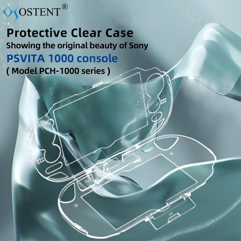 OSTENT Protective Clear Crystal Hard Carry Guard Case Cover Skin for Sony PS Vita PSV 1000 PCH-1000 - Image 2
