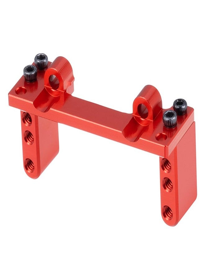 MOHERO Aluminum Alloy RC Servo Mount for FMS FCX24 Wagon Smasher V2 K5 1/24 RC Crawler Upgrade Parts(Red) - Image 4