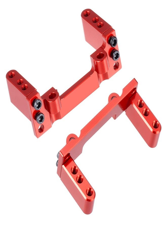 MOHERO Aluminum Alloy RC Servo Mount for FMS FCX24 Wagon Smasher V2 K5 1/24 RC Crawler Upgrade Parts(Red) - Image 5