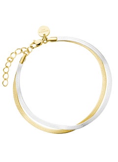RoseField Rosefield Snake Bracelet  Duo Tone - JBSCD-J677  - Image 4