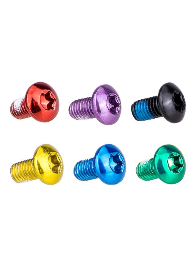 NIBEMINENT Pack of 10 Bicycle Color Disc Screw Mountain Bike Brake Pad 5x3x5cm  - Image 4