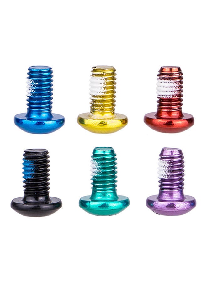 NIBEMINENT Pack of 10 Bicycle Color Disc Screw Mountain Bike Brake Pad 5x3x5cm  - Image 5