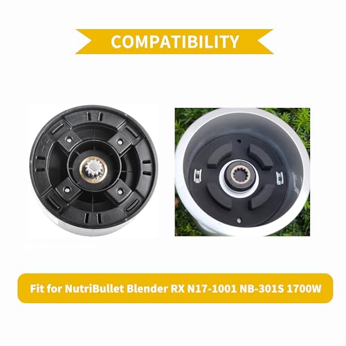 Opzour 2 Packs Blender Drive Socket Kit, Replacement Blender Part for NutriBullet Blender RX N17-1001 NB-301S 1700W Juicer Mixer Base Gear - Image 4