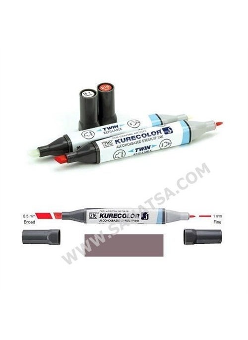 Zig Kurecolor Twin S Graphics and Architectural Project Drawing Pencil W.10 Warm Gray 10  - Image 1