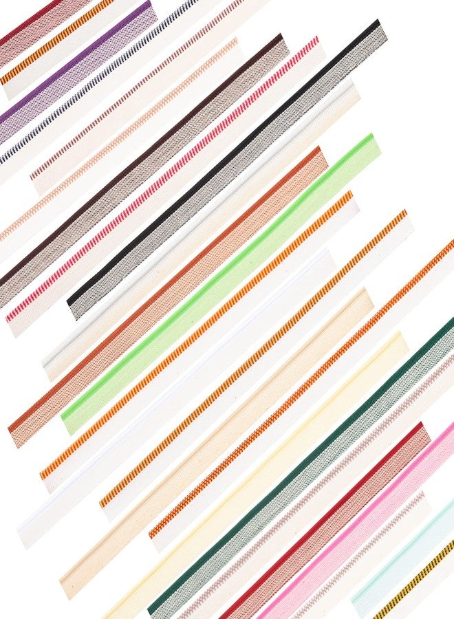 Fuceury 24 Pieces Bookbinding Endbands, 12 Inch 24 Colors Cotton Binding Kit for Decor - Image 3