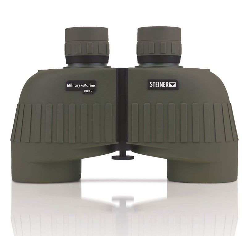 Steiner مناظير ستاينر العسكرية البحرية، بصريات تكتيكية خفيفة الوزن ودقيقة لأي موقف، مقاومة للماء، خضراء، 10x50 - Image 2