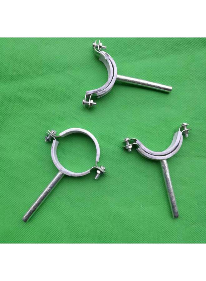 Glue-coated Pipe Card Drainage Pipe Code Iron Glue-coated Hanging Code Galvanized Drainage Pipe With Glue Hanging Code PVC Pipe Card Glue-coated Elevator-Specification Model:40x150 Long  - Image 2