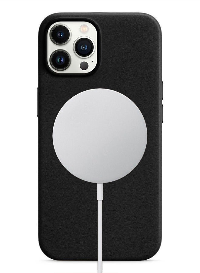 CATANES iPhone 13 Pro Max Case And Cover Leather Case With MagSafe Black - Image 2