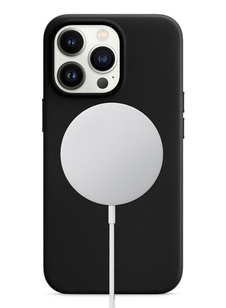 CATANES iPhone 13 Pro Max Case And Cover Leather Case With MagSafe Black - Image 3