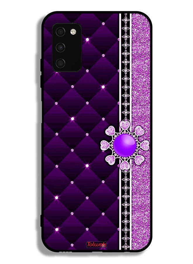 Tolwak Samsung Galaxy A02s Protective Case Cover Glitter Hearts - Image 1