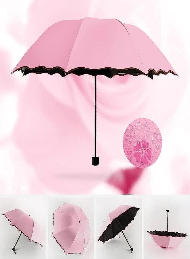 friendizana 4ever Light and Beautiful Travel Magic Umbrella, Water Contact Gets Pattern Automaticly, Strong, Cute Designs, Folding Umbrella for Rain, Sun 2 Persons Adult Kids & Women - Image 2