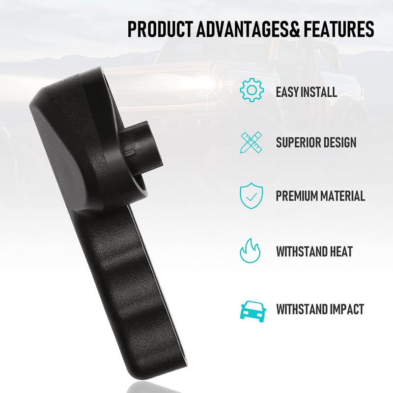 BASIKER Black Driver LH Seat Adjuster Handle for Explorer 2002-2005 & Mountaineer 2002-2005| OEM: 1L2Z7862622AAB 1L2Z 7862622 AAB (Parchment) - Image 4