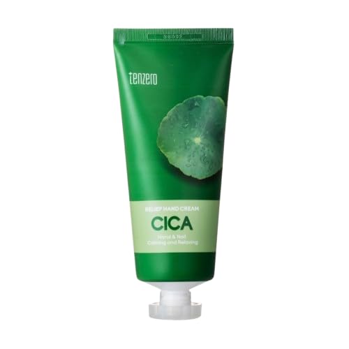 Tenzero Cica Relief Hand Cream UltraNourishing  Soothing for Dry Cracked Irritated Skin  Repair and Restore Smooth Healthy Hands with Korean Skincare Treatment - Image 1