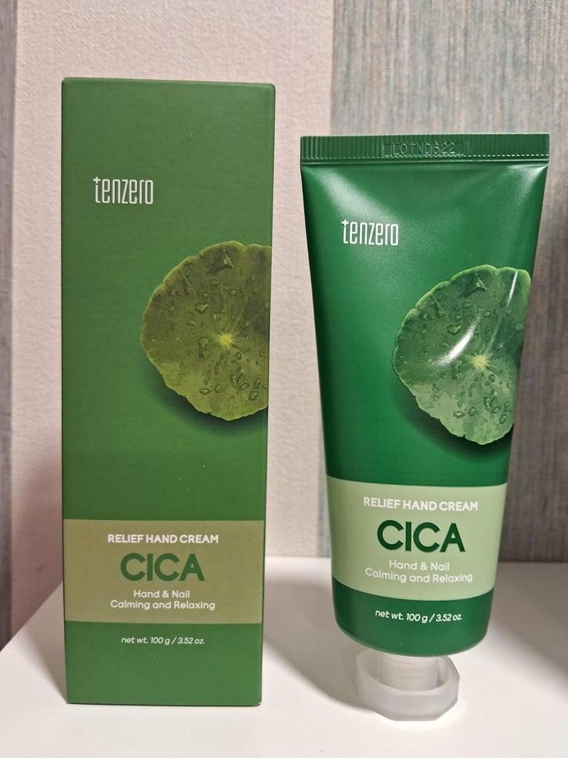 Tenzero Cica Relief Hand Cream UltraNourishing  Soothing for Dry Cracked Irritated Skin  Repair and Restore Smooth Healthy Hands with Korean Skincare Treatment - Image 3