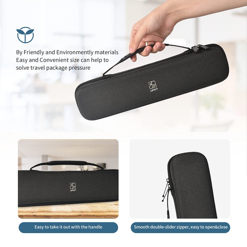 HPRT Hard EVA Storage Case MT800 MT800Q Mobile A4 Thermal Printer, Portable Printer Carry Case, Black Compact and Lightweight, Waterproof and Shock Proof - Image 5