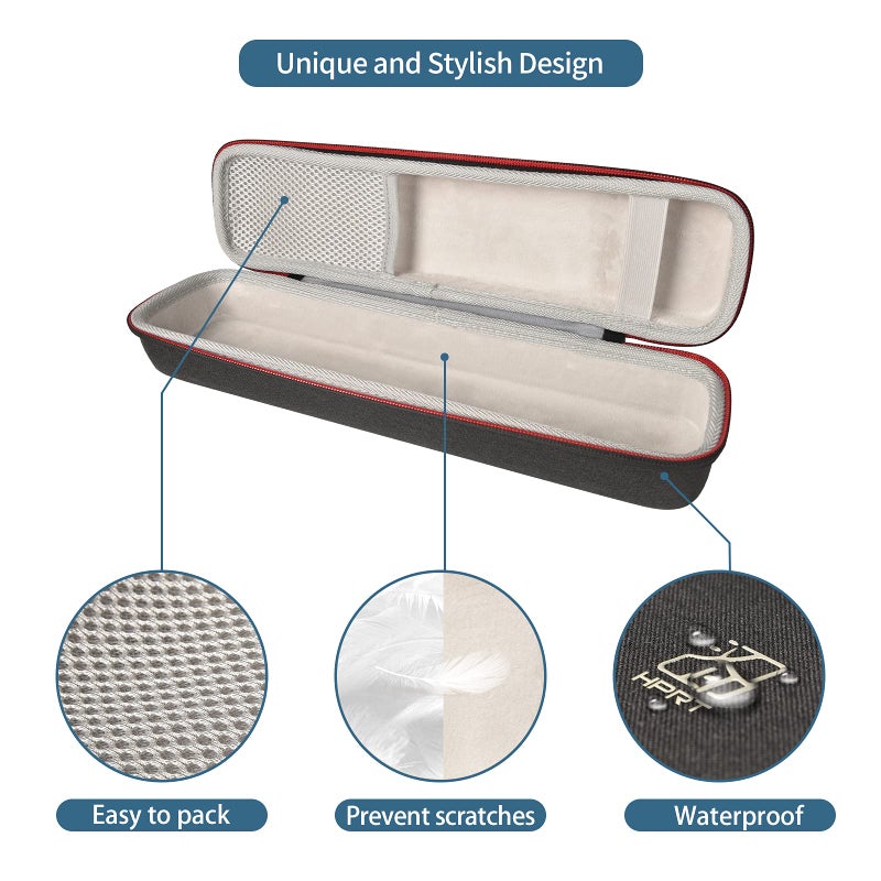 HPRT Hard EVA Storage Case MT800 MT800Q Mobile A4 Thermal Printer, Portable Printer Carry Case, Black Compact and Lightweight, Waterproof and Shock Proof - Image 4