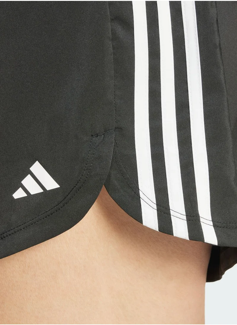 Adidas 3 Stripes Pacer Woven High Rise Shorts