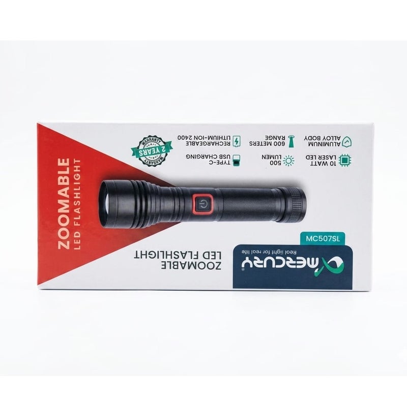 مصباح يدوي LED قابل للتكبير من ميركوري MC507SL