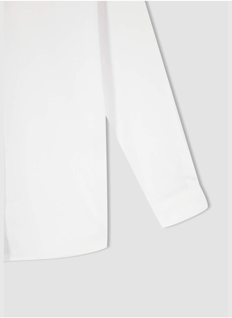 DeFacto - Oversize Fit Long Sleeve Poplin Shirt - Image 1
