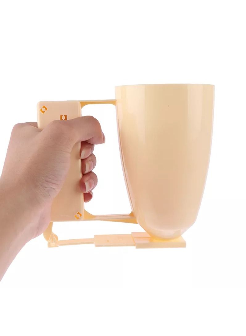 DubaiGallery أداة صنع مقبض الكعكة - خلاط معجنات - موزع - صانع قوالب باتي - لوكمات الكدي - أداة مطبخ - Image 1