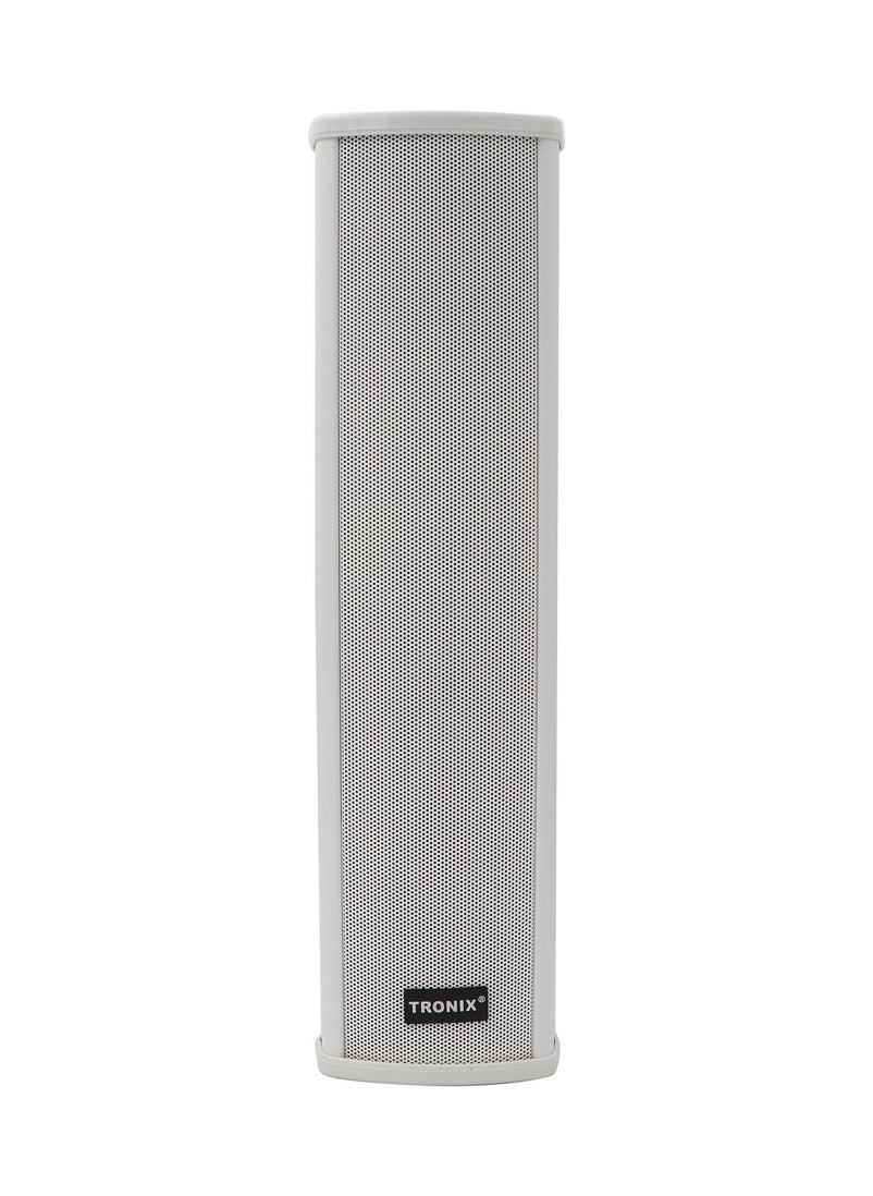 TRONIX مكبر صوت عمودي TRONIX TLSK20C مقاس 2.75 بوصة للموسيقى والنداء العام في الهواء الطلق مع محول  - Image 1