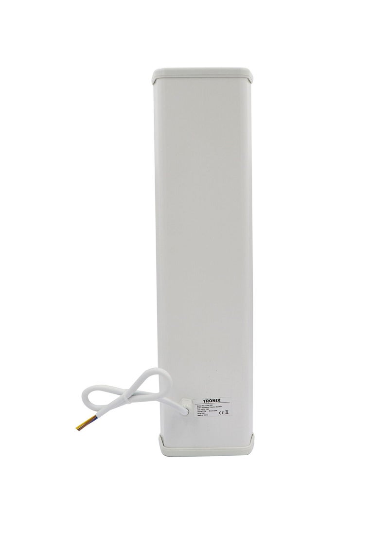 TRONIX مكبر صوت عمودي TRONIX TLSK20C مقاس 2.75 بوصة للموسيقى والنداء العام في الهواء الطلق مع محول  - Image 2