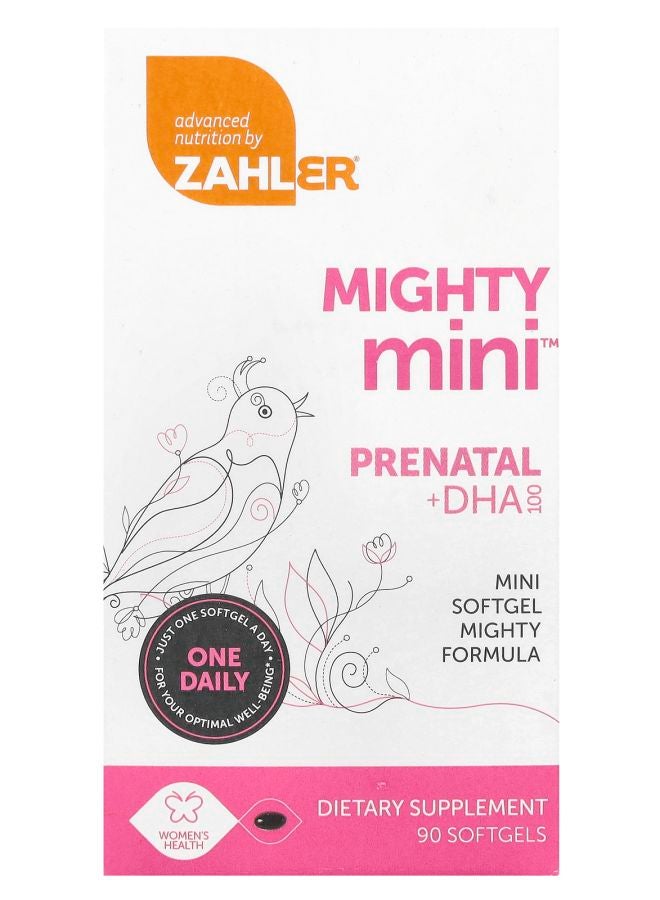 Mighty Mini™ Prenatal + DHA 90 Softgels