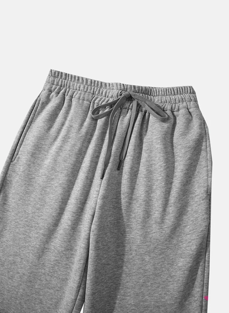 YUNIQEE Grey Plain Casual Trouser