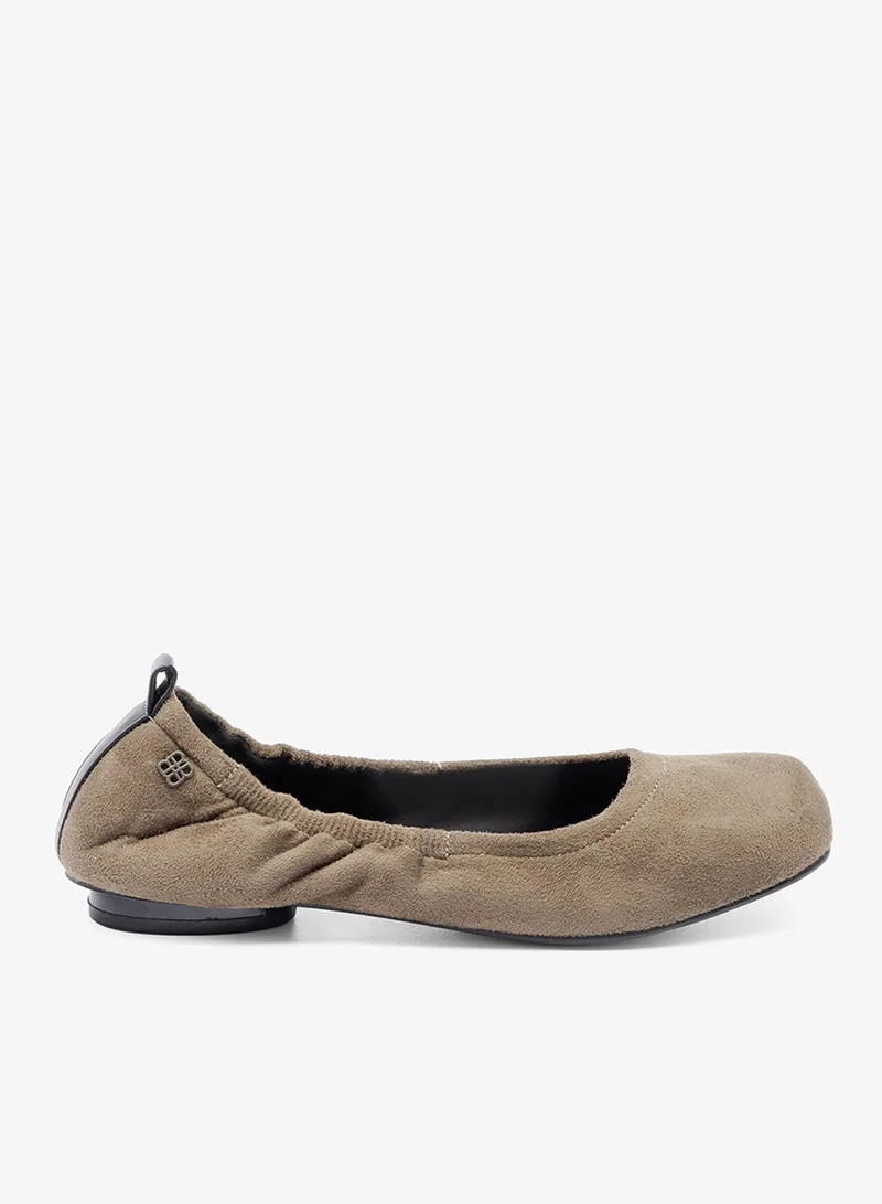 Bata Soft‑Finish Ballet Flats