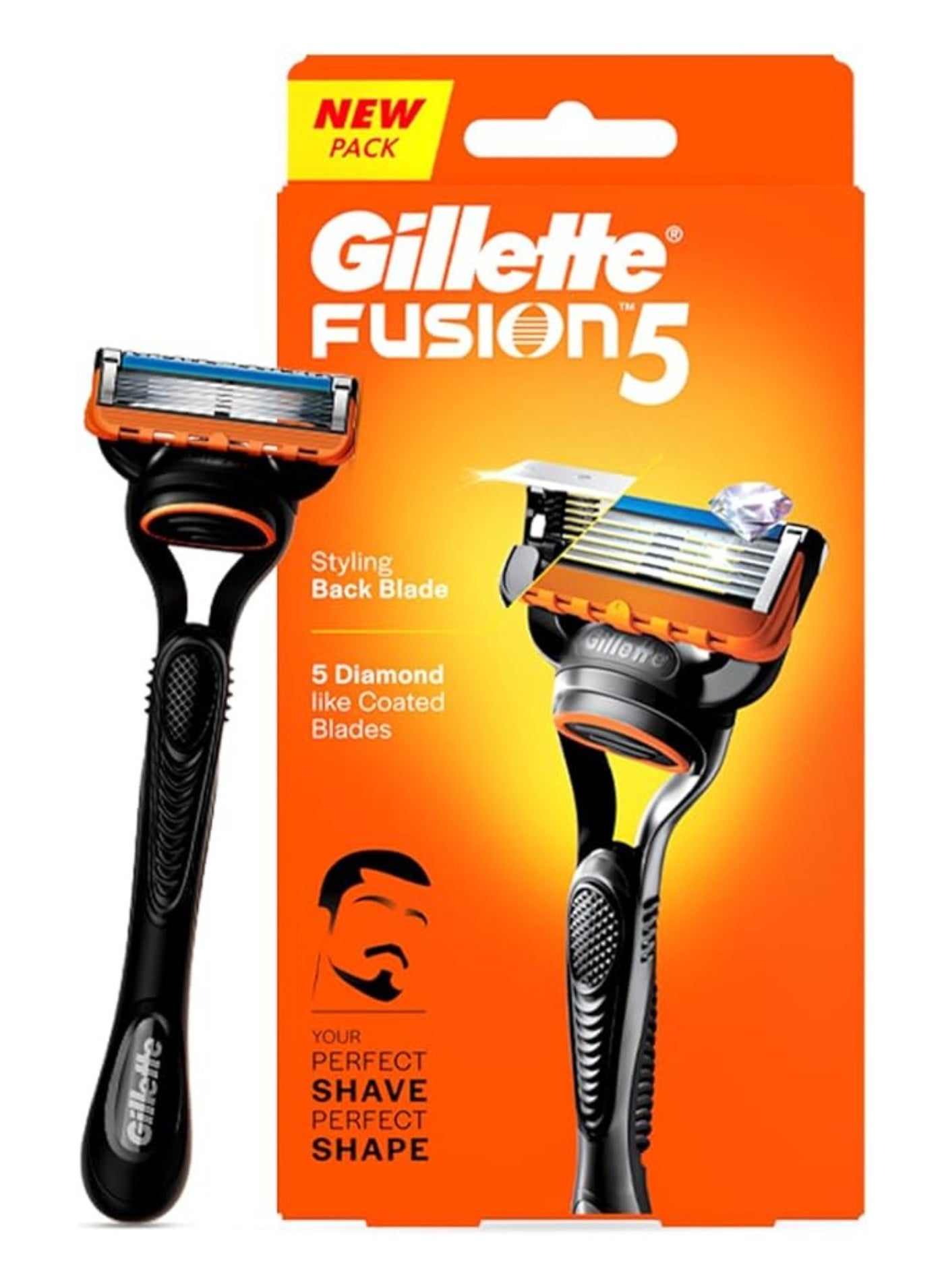 Gillette Fusion Men’s Razor – 1 Handle + 1 Blade