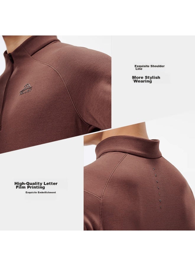Pelliot Outdoor Fleece Jacket For Men And Women, Spring And Autumn Antibacterial Warm Clothing, Stand-up Collar T-shirt Inner Layer Base Shirt 114315385 Black L - Image 3