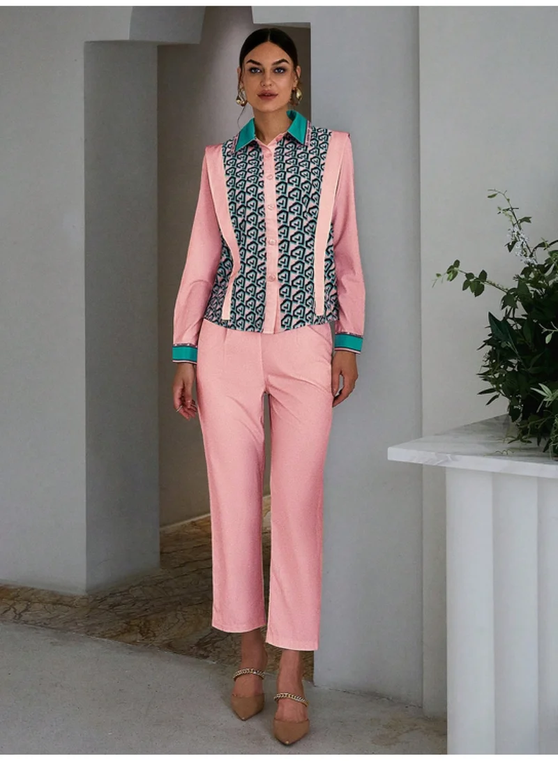 SIMPLEE Women's 2-Piece Outfit Set - Matching Top & Pants for Stylish Look