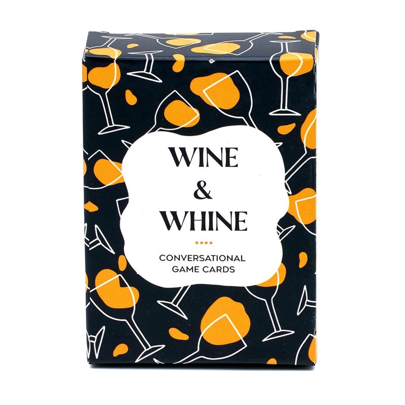 FACTOR NOTES All Ages Conversation Card Game: Wine & Whine - Image 1