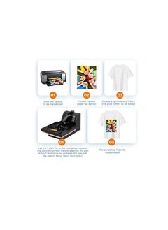 Kalon kalon A4-110GSM Sublimation paper 100 sheets Heat Pressing for t-shirts Ceramic Mugs. cup/glass/bottle/strong material  - Image 5