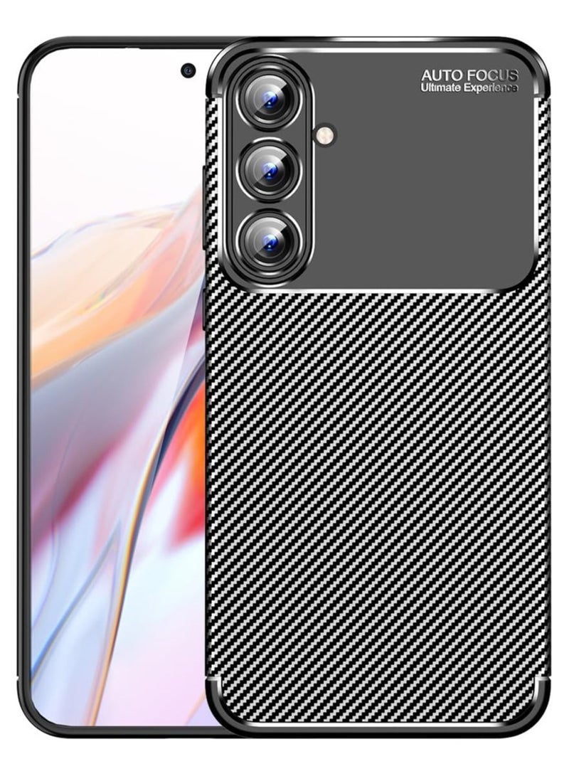 samsung a35 cover Carbon Fiber Shockproof Full Protection case for samsung a35 - Image 1