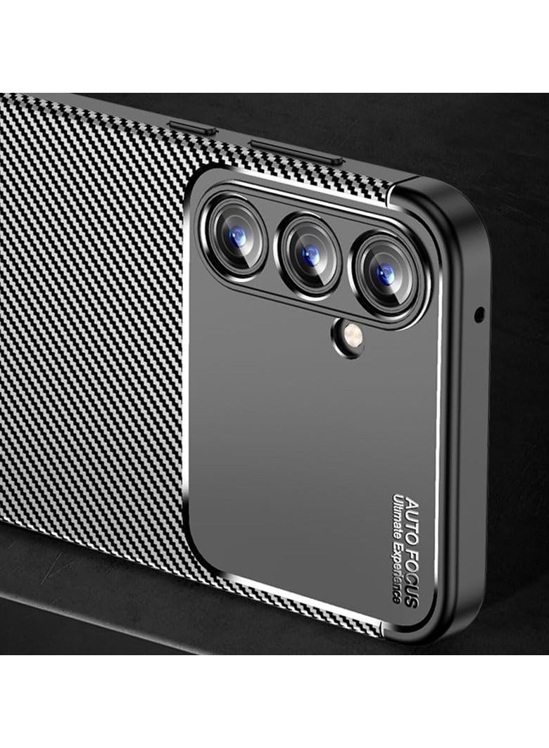 samsung a35 cover Carbon Fiber Shockproof Full Protection case for samsung a35 - Image 4