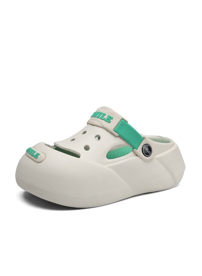 Smile Summer Fashion Children's Two-Way Wear Head Soft Bottom Anti-Slip Boys Girls Sandals Breathable Comfortable - Image 1