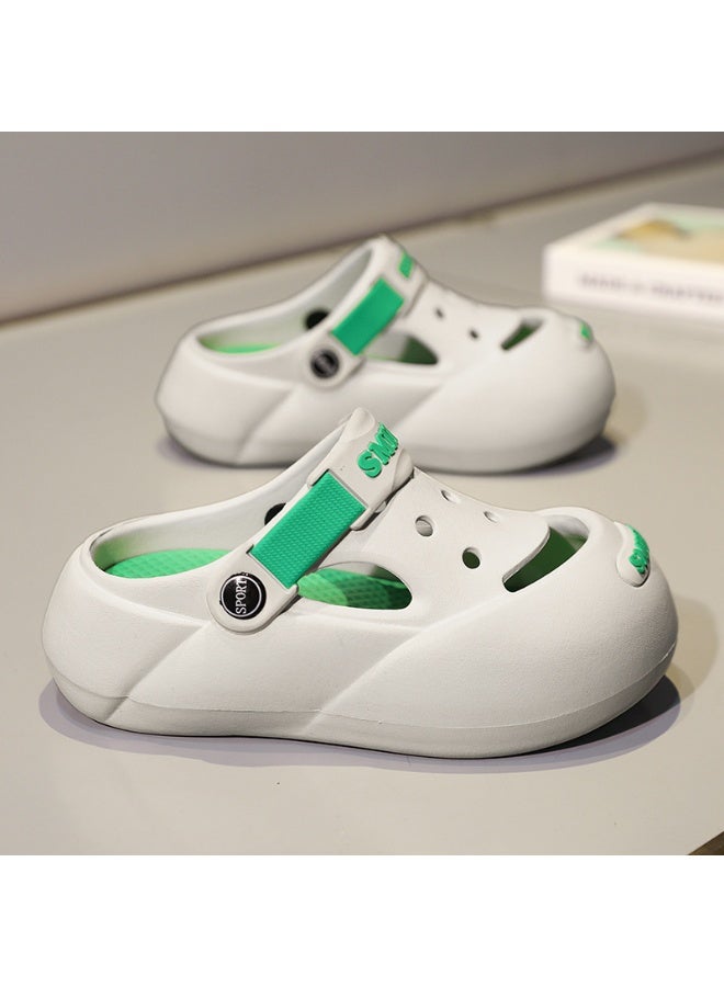 Smile Summer Fashion Children's Two-Way Wear Head Soft Bottom Anti-Slip Boys Girls Sandals Breathable Comfortable - Image 2