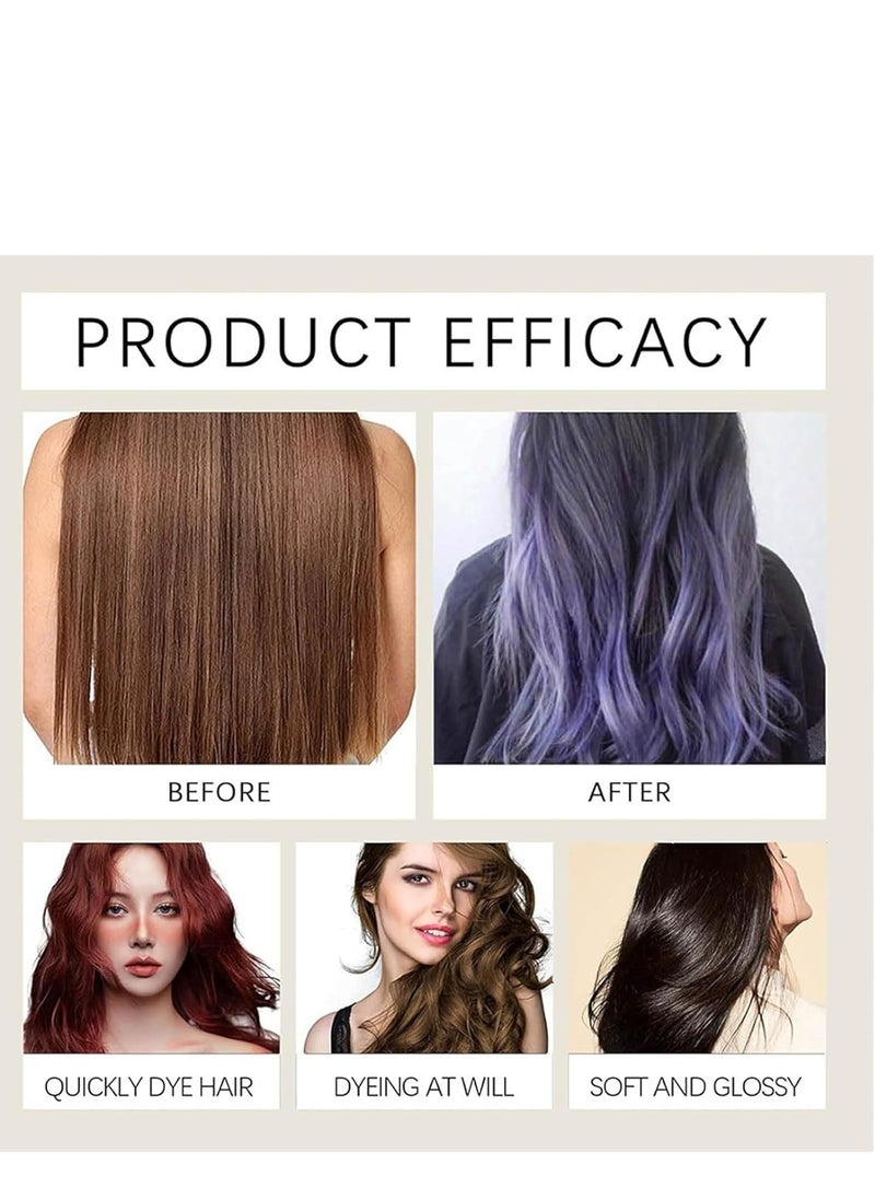 POLAR - Polar Hair Dye Shampoo, Polar Hair Care, Polar Hair Care Instant Dye Shampoo, Natural Hair Color Shampoo For Gray Hair Coverage, Polar Haircare Suitable For Women & Men 200ml (Dark Brown) - Image 1