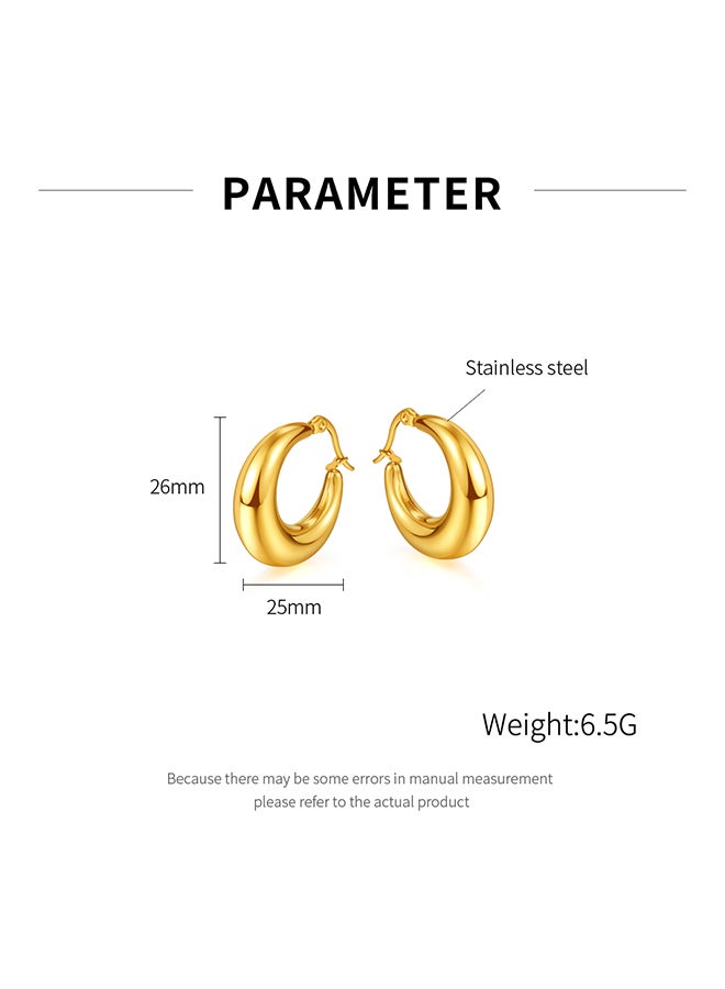 Ins Style Personality Earrings For Women Fashion Temperament Stainless Steel Retro High-End Hollow Earrings - Image 2