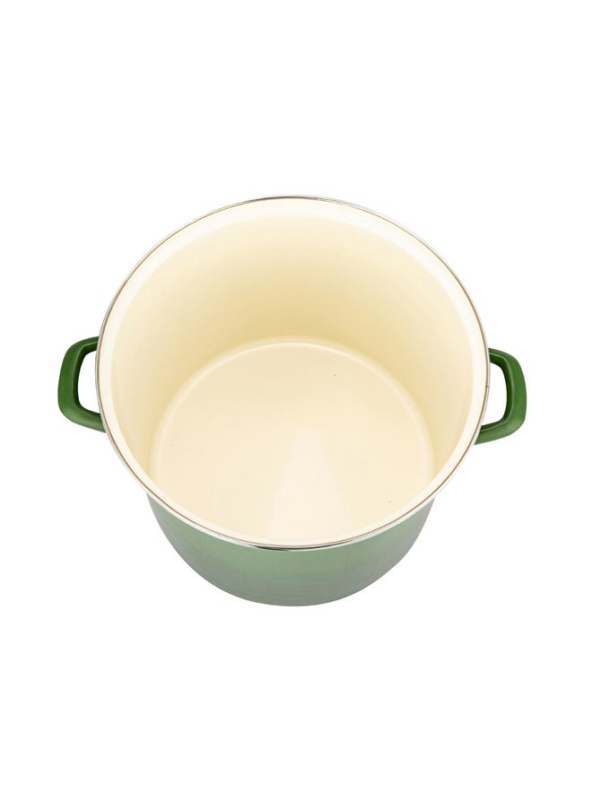AL SANIDI Shinko cooking pot, Heritage cooking pot, Green, capacity 12 L  - Image 3
