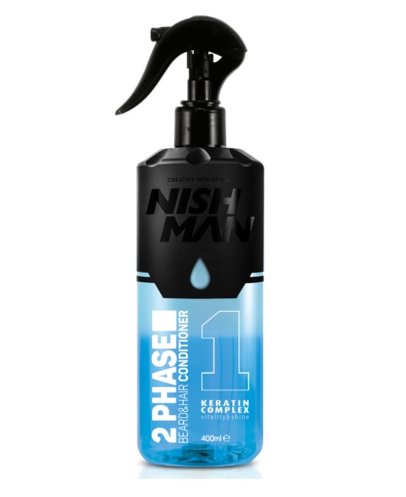 Nishman 2 Phase Beard & Hair Conditioner 400 ml - Image 1