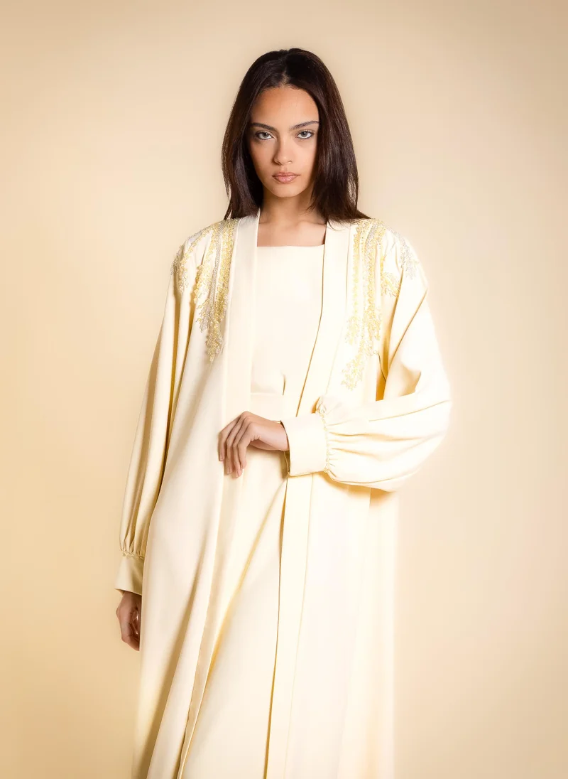 شايبس EMBROIDERED ABAYA WITH DRESS