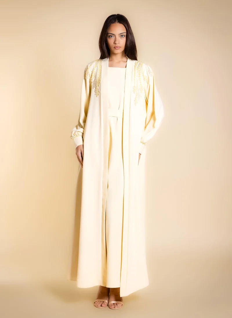 شايبس EMBROIDERED ABAYA WITH DRESS