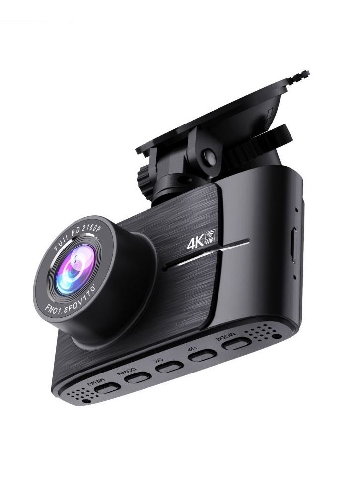 Generic 4K Dash Cam 2160P Built-in GPS/WiFi Dual Dash Cam for Car,24H Parking Auto Drive Vehicle Video Recorder Car Registrar Dual Lens  - Image 5