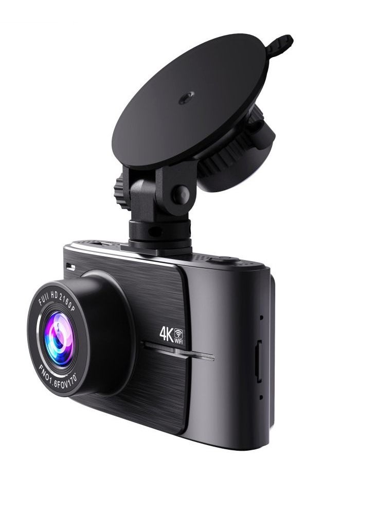 Generic 4K Dash Cam 2160P Built-in GPS/WiFi Dual Dash Cam for Car,24H Parking Auto Drive Vehicle Video Recorder Car Registrar Dual Lens  - Image 2