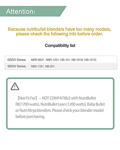 LVAINIT NutriBullet Replacement Parts Extractor Blade Compatible with NutriBullet Blender 600w/900w (Pack of 1, Grey) - Image 4